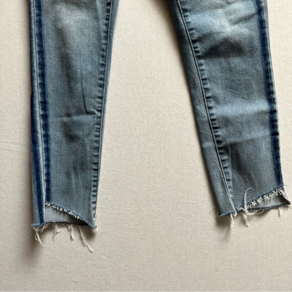 Mother Stunner zip Ankle Step Fray High waist denim jeans Sz 27 - Picture 7 of 16